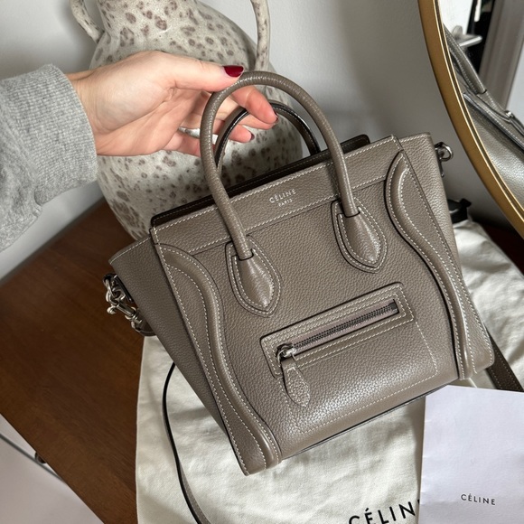 Celine NANO LUGGAGE BAG 
SOURIS crossbody bag - Picture 8 of 11